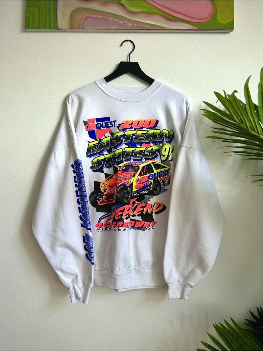 Vintage 1997 Car Quest 200 Crewneck Sweater